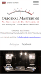 Mobile Screenshot of original-mastering.com